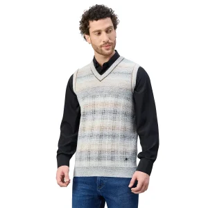 Duke Urban Men V Neck Sleeveless Regular Sweater (SDS2255)