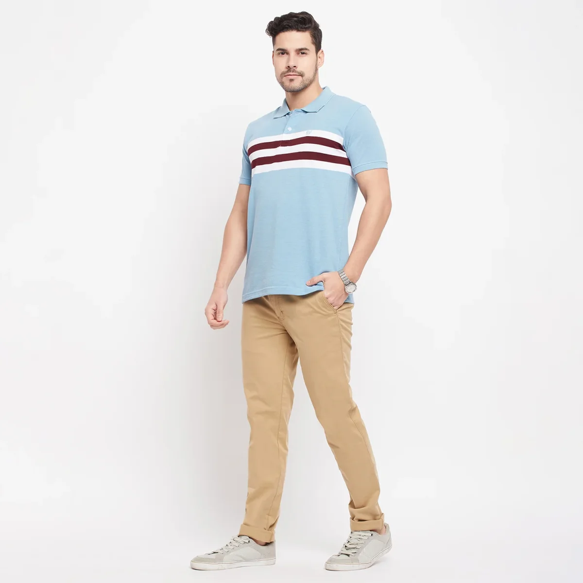 Duke Urban Men Half Sleeve Cotton T-shirt (LF5371) - Image 9